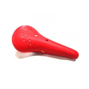 CW Old School BMX MX Style Plastic Saddle Red