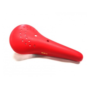 Old School BMX MX Style Plastic Saddle Red