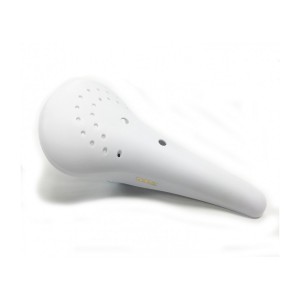 Old School BMX MX Style Plastic Saddle White