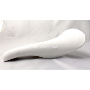 Old School BMX Plastic Seat White