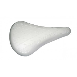 Old School BMX Quilted Seat White