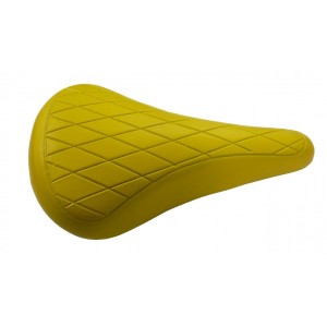 Old School BMX Quilted Seat Yellow