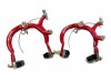 Dia Compe Old School BMX MX 890 Brake Callipers Front and Rear Red
