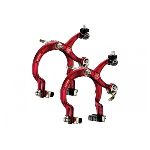 Dia Compe Old School BMX MX 1000 Brake Callipers Front and Rear Red