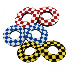 Flite Old School BMX Foam Grip Donuts Checker