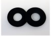 Flite Old School BMX Foam Grip Donuts Black