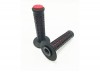 AME Old School BMX Unitron Grips Black over Red