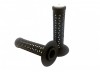 AME Old School BMX Unitron Grips Black over White