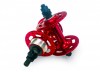 KT Old School BMX High Flanged Front and Rear Hubs Red