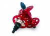 KT Old School BMX High Flanged Front and Rear Hubs Red