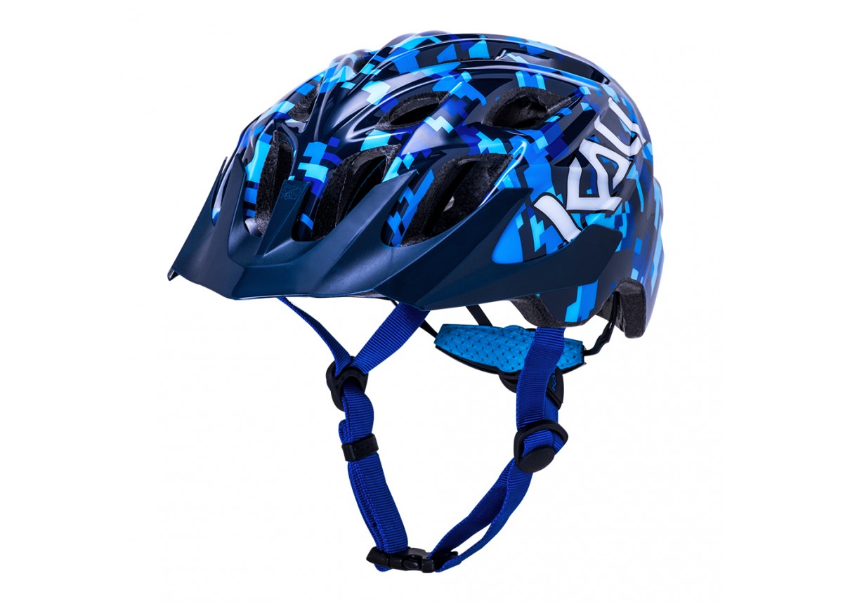 Chakra Youth Helmet Pixel Boys Blue (52-57cm)