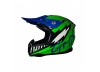 GMX Motocross Junior Helmet Green - X Large